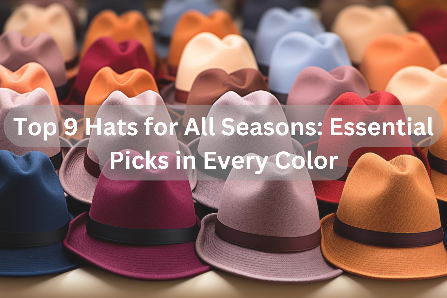 Top 9 Hats for All Seasons: Essential Picks in Every Color
