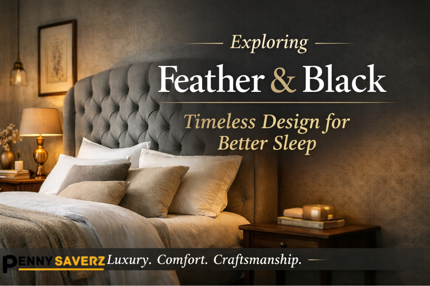 Exploring Feather and Black Timeless Design for Better Sleep